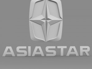 asiastar logo 3D Model