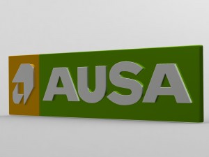 ausa logo 3D-Modell