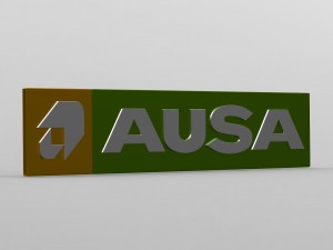 ausa logo 3D-Modell