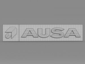 ausa logo 3D-Modell