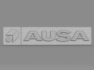 ausa logo 3D Model
