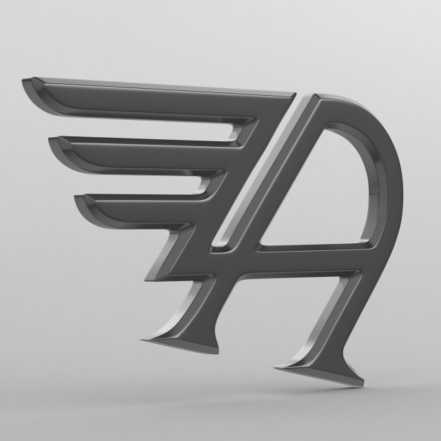 austin logo 3D Model .c4d .max .obj .3ds .fbx .stl .blend 