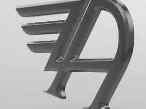 austin logo 3D Model