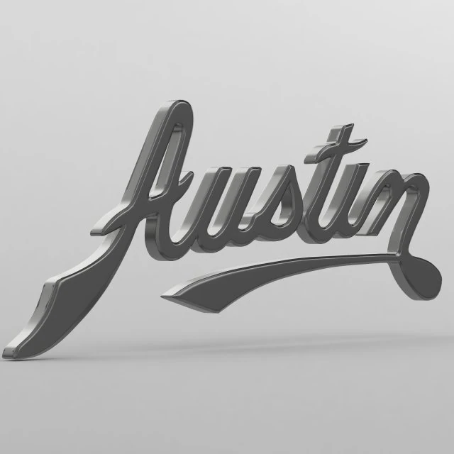 austin logo 3D Model .c4d .max .obj .3ds .fbx .stl .blend 