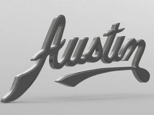 logo di Austin Modello 3D