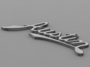austin logo Modelo 3D