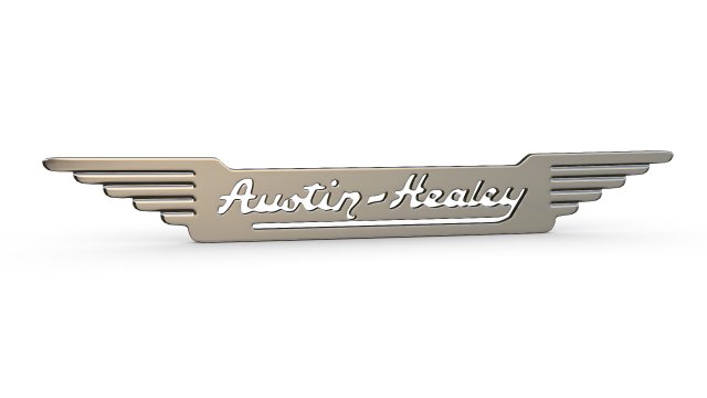 austin healey logo 3D 模型 .c4d .max .obj .3ds .fbx .stl .blend 