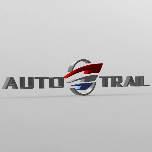 auto trail logo 3D Model .c4d .max .obj .3ds .fbx .stl .blend