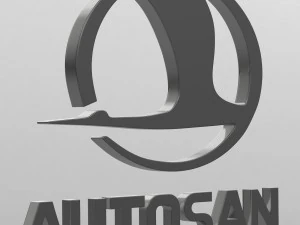 logo Autosana Model 3D