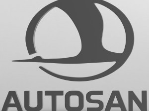 autosan logo Modelo 3D