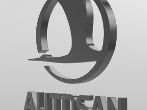 autosan logo Modelo 3D