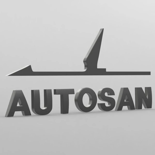 autosan logo 3D Model .c4d .max .obj .3ds .fbx .stl .blend 