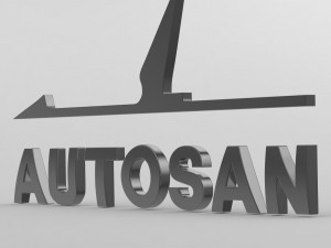 autosan logo 3D 模型
