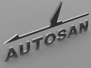 autosan logo 3D 模型