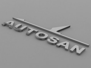 autosan logo 3D 模型