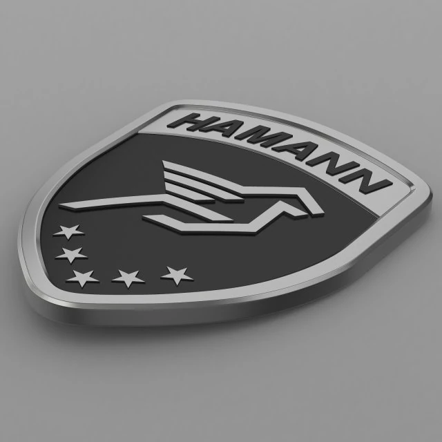 hamann logo 3D Model .c4d .max .obj .3ds .fbx .stl .blend 