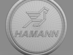 logo hamann Modello 3D