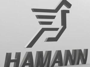 logotipo hamann Modelo 3D