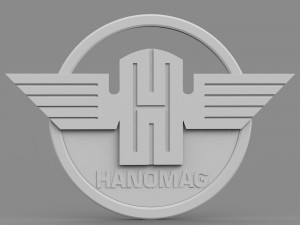 hanomag logo Modèle 3D