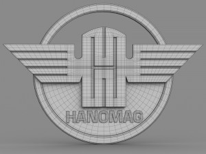 hanomag logo Modèle 3D