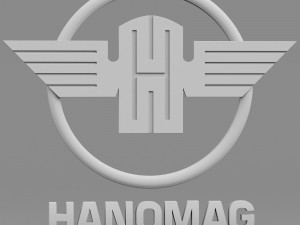 hanomag logo Model 3D