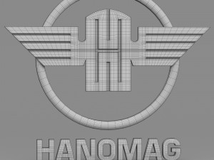 hanomag logo Model 3D