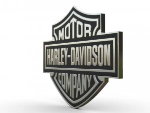 logotipo da Harley Davidson Modelo 3D