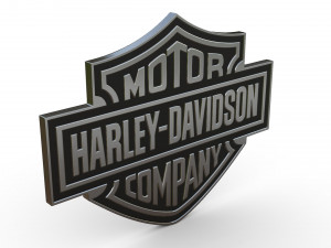 harley davidson logo Modello 3D