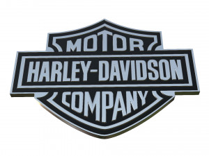 harley davidson logo Modello 3D