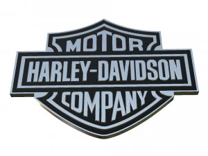 logotipo da Harley Davidson Modelo 3D