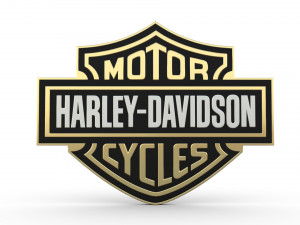 harley davidson logo 3D Model