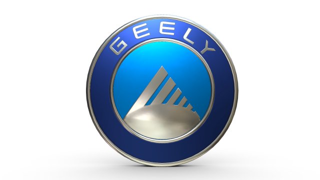 geely logo 3D  in  3DExport