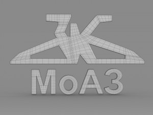 moaz logo 3D Model