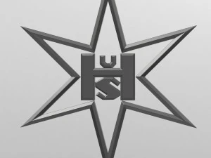 헨셸 로고 3D 모델