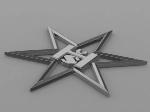 헨셸 로고 3D 모델