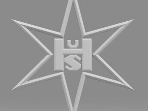 헨셸 로고 3D 모델