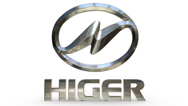 higer logo Modello 3D .c4d .max .obj .3ds .fbx .stl .blend 