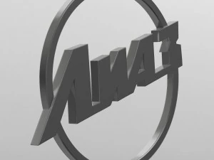 리아즈 로고 3D 모델