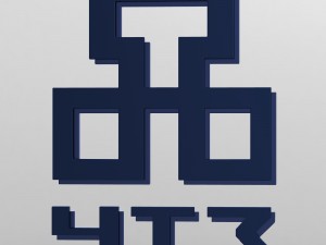 chtz logo 3D 模型