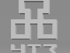 chtz logo 3D 模型