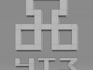 chtz logo 3D 模型