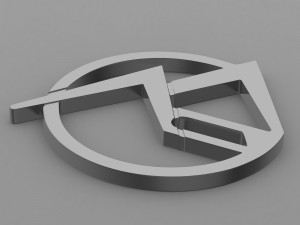 eraz logo Modelo 3D