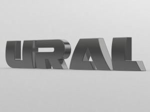 ural logo 3D मॉडल
