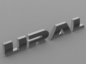 ural logo 3D मॉडल