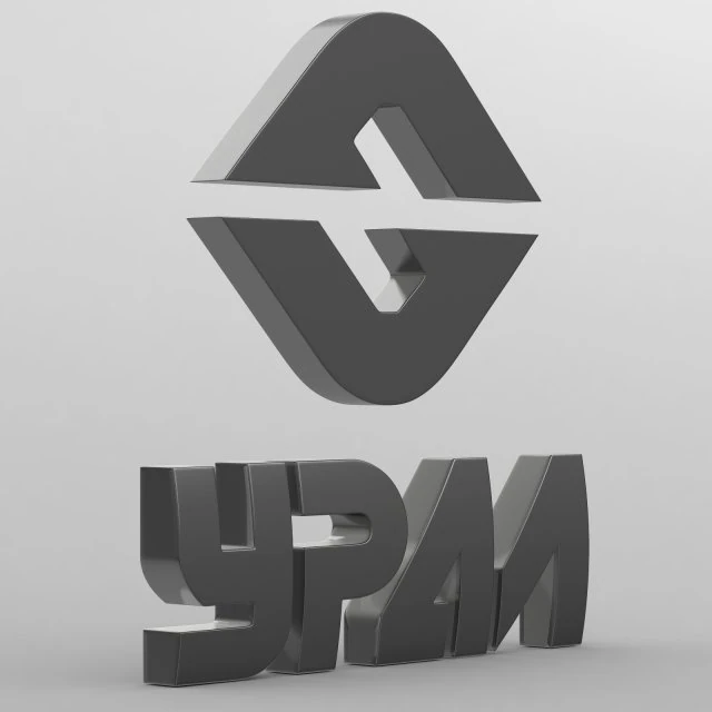 ural logo 2 3D Model .c4d .max .obj .3ds .fbx .stl .blend 