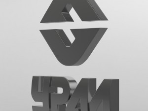 ural logo 2 Model 3D