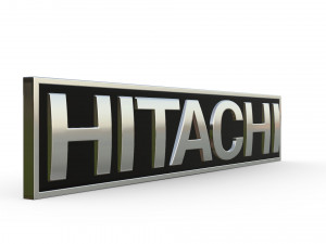 hitachi logo 3D Model