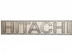 hitachi logo 3D Model