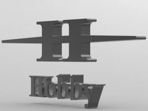 hobby logo 3D Model