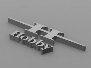 hobby logo 3D Model